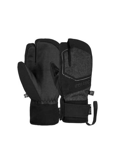 Reusch Torby R-Tex Xt Çocuk Üç Parmak Kayak Eldiveni Gri/Siyah