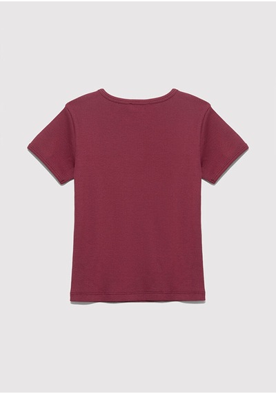 Mavi Baskılı Bordo Kız Çocuk T-shirt M7610350-70393 Bordo