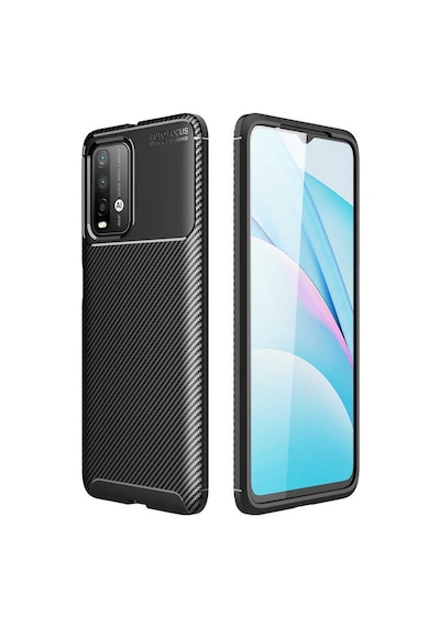 Xiaomi Poco M3 Kılıf Zore Negro Karbon Tasarım Silikon Kılıf