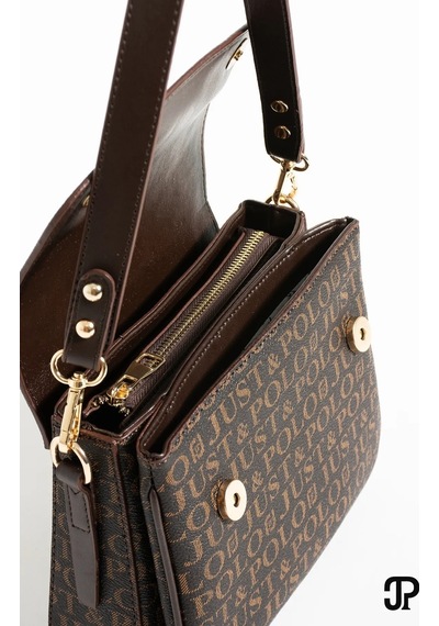 Just Polo Günlük Kombinlere Uygun Kadın Orijinal Günlük El Ve Omuz Çantası Shoulder Bag Kahverengi 60702943