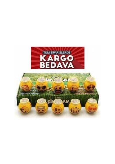 24 Adet Karne Emoji Çim Adam Okul Etkinlik Toptan Fiyatı