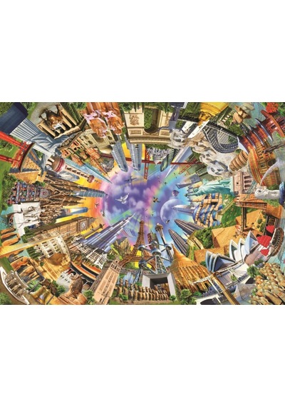 Anatolian Puzzle 3000 Parça 360 Derece Dünya Anıtları Puzzle