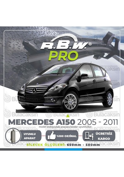 Mercedes A150 W169 Muz Silecek Takımı (2005-2011) RBW PRO
