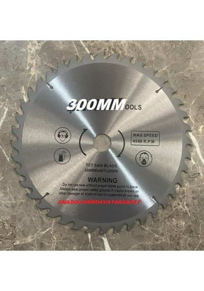 Şahin 300mm Elmas Testere Sunta Mdf Ahşap Odun Kesme Testeresi