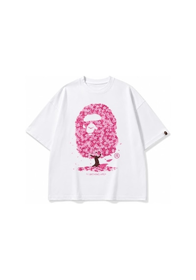 Zaee Camo Mask Oversize Tişört Pembe