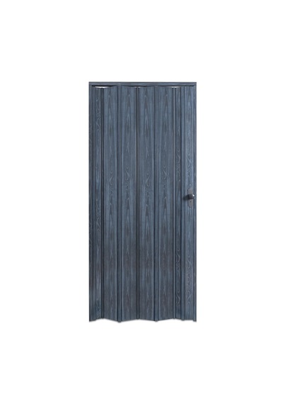 Faran Dekorasyon 72 x 215 Antrasit Renk Camsız Pvc Akordiyon Kapı - FRNAKMODEL-0-02