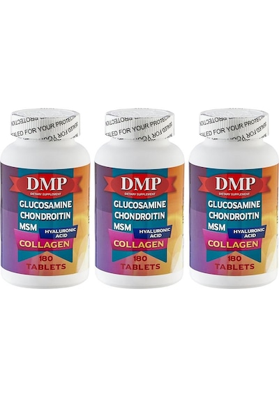 Dmp Glucosamine Chondroitin Msm Hyaluronic Acid Collagen 3 x 180 Tablet