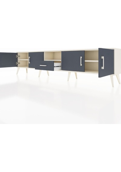 Arges Tv Ünitesi 3 Raflı Tek Çekmeceli 4 Kapaklı 220x30x51 Aytaşı-antrasit Antrasıt/antrasıt - Aytası Arges Tv Ünitesi 3 Raflı Tek Çekmeceli 4 Kapaklı 220x30x51 Aytaşı-antrasit Antrasıt/antrasıt - Aytası