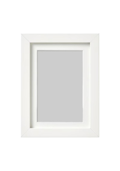 Rödalm 13x18 Cm Beyaz Ahşap Çerçeve, Derin Kalın Kenarlı Fotoğraf Resim Çerçevesi