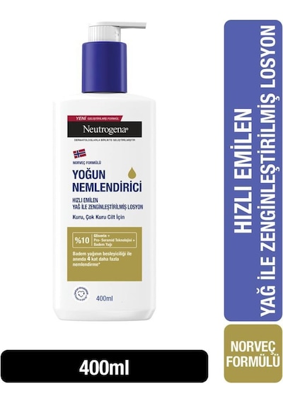 Neutrogena Yağ İle Zenginleştirilmiş Losyon 400 Ml