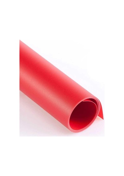 Tr 120x200 Cm Kırmızı Pvc Stüdyo Fon Perde Silinebilir Kırışmaz Ürün Çekim Arka Planı
