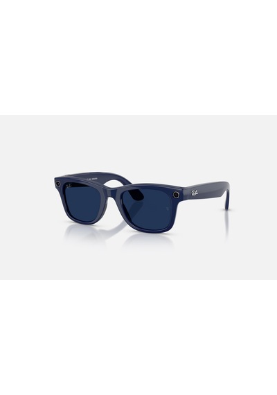 Ray-ban Meta Gen 2 Wayfarer Parlak Mavi Çerçeve - Şeffaf Safir Mavi Renk Geçişli Akıllı Gözlük S:53