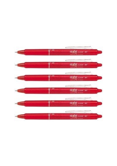 Pen Tükenmez Kalem Frixion Ball Clicker Kırmızı 0,7 Mm