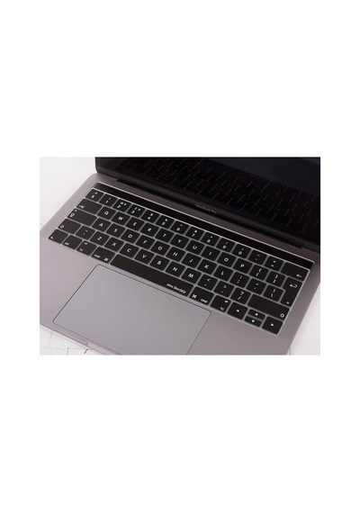 Avrupa İngilizce Klavye Koruyucu Macbook Pro 13 15 Touch Bar Uyumlu A1706 A1989 A2159 A1707 A1990 Uk Iso Ters L Enter Silikon Keyboard Cover Siyah 06737198