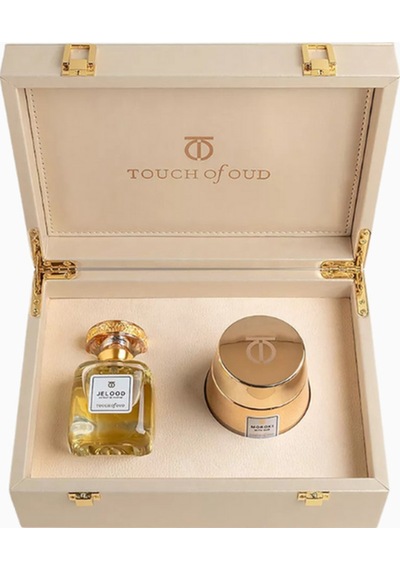 Touch Of Oud 2 Parça Özel Hediye Seti, Jelood Extrait De Parfum 80ml Ve Moroki Oud 24g Oda Kokusu, Koku Giderici Diğer