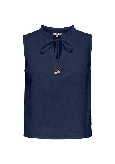 Only Onlswar S/l Frıll Top Wvn Kadın Mavi Bluz - 15378512