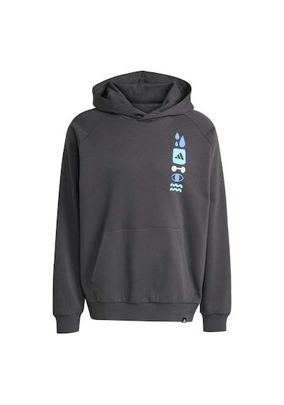 Adidas Erkek Gri Sweatshirt Gfx Hoodıe Jx1811 Gri