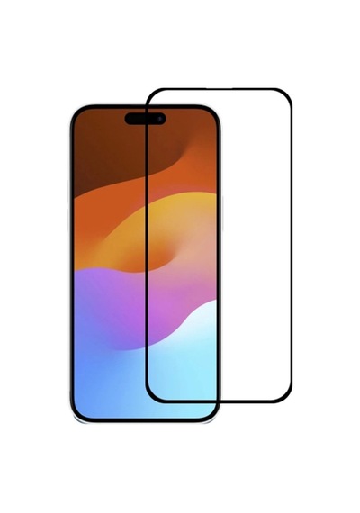 Ally Apple iPhone 15 Pro Uyumlu Full Glue Tempered Kırılmaz Cam Ekran Koruyuc