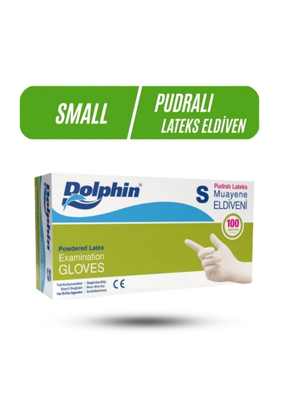 Pudralı Latex Eldiven S Small 100 Adet