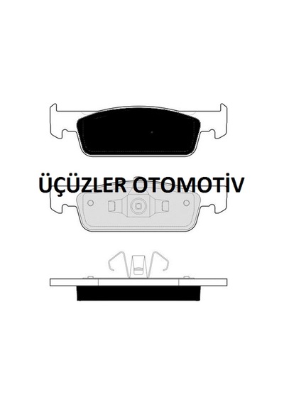 Clio4 Dacia Sandero Ön Fren Balatası 410602581R 410605612R