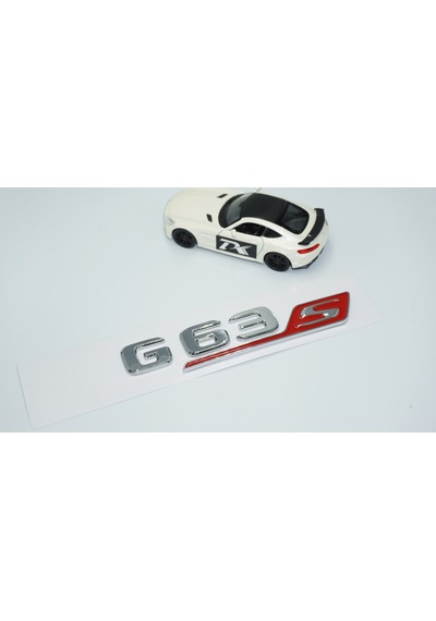 Dk Tuning G63s Bagaj Krom Kırmızı Abs 3m 3d Yazı Logo Benz İle Uy