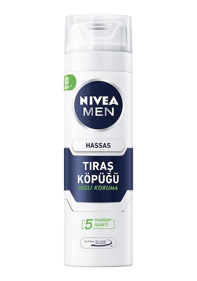 Nıvea Men Erkek Hassas Tıraş Köpüğü 200 Ml, Hassas Ciltlere Özel Hızlı Koruma, Yanma Karşıtı, s Sku: Smg8690010386014 Altın