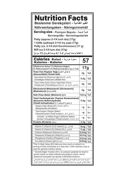 Falafel Harcı 3 Lü Set 400 G X 3 Adet 1,2 Kg