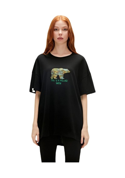 Bad Bear 23.03.07.001-C01 Re-Finger Kadın T-Shirt 001