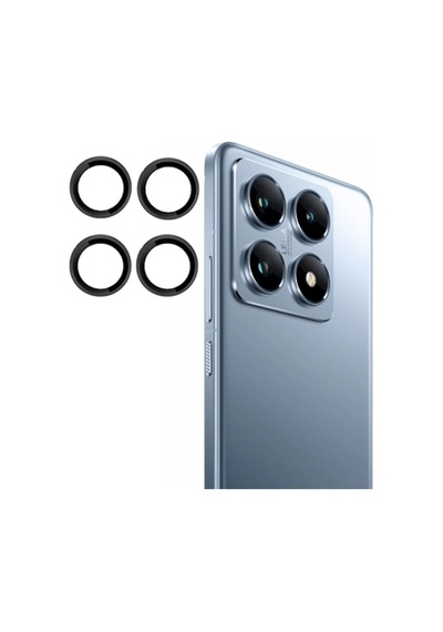 Xiaomi Mi 14t Pro Pvd Metal Kamera Lens - Siyah Diğer