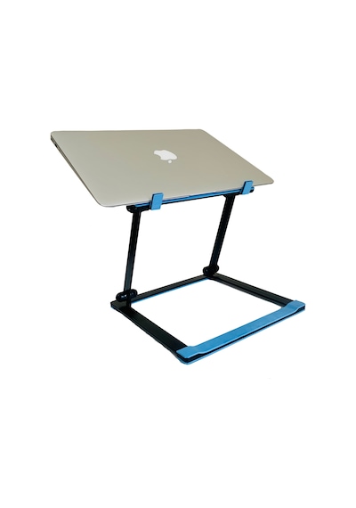 Metal Profesyonel Laptop Standı Mavi