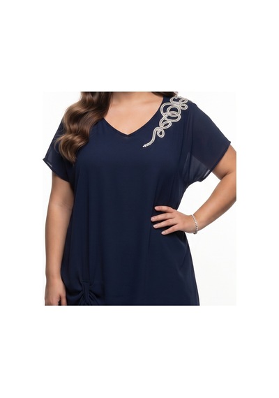 De White's Kadın Bluz 26y32611 Lacivert