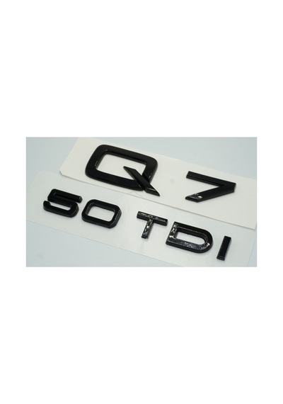 Audi Q7 50 Tdi Parlak Siyah Abs 3m 3d Bagaj Yazı Logo Ürün