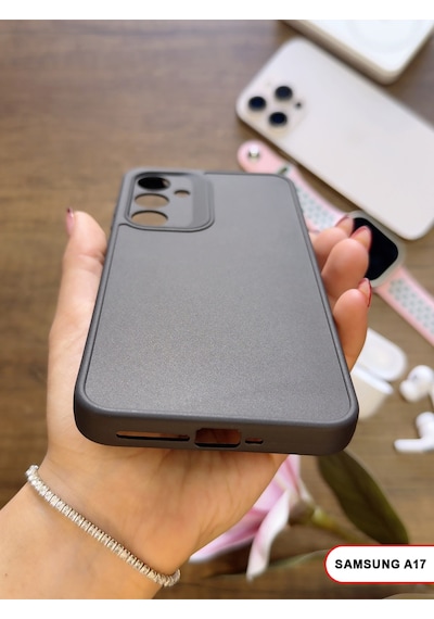 Samsung Galaxy A17 Uyumlu Kamera Korumalı Darbeye Dayanıklı Renk Atmayan Keep Silikon Kılıf Siyah