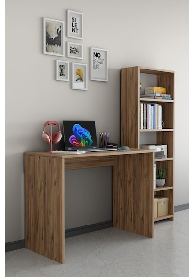 Kitaplıklı Çalışma Masası Bilgisayar Masası Raflı Öğrenci Ofis Masası Modern Tasarım Çok Amaçlı Dolaplı Masa Atlantik Çam Kitaplıklı Çalışma Masası Bilgisayar Masası Raflı Öğrenci Ofis Masası Modern Tasarım Çok Amaçlı Dolaplı Masa Atlantik Çam
