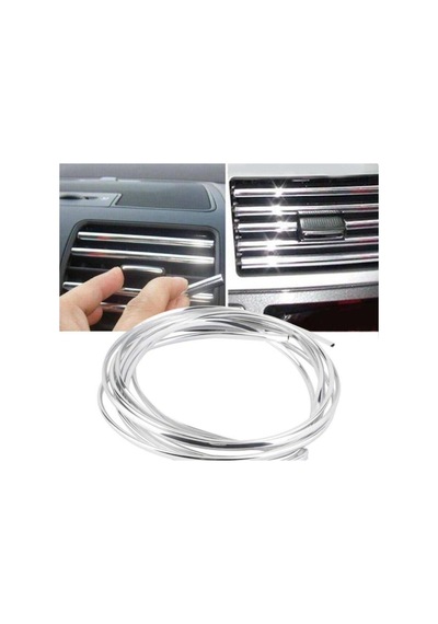 Fiat Linea Geçmeli 5 Metre Nikelaj Kapı Bagaj Koruyucu 5 Mm U Tip N11.137
