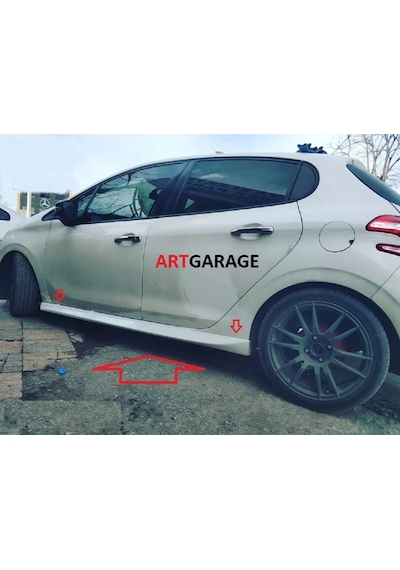 Peugeot 208 Uyumlu Aero Marşpiyel Takımı-boyasız