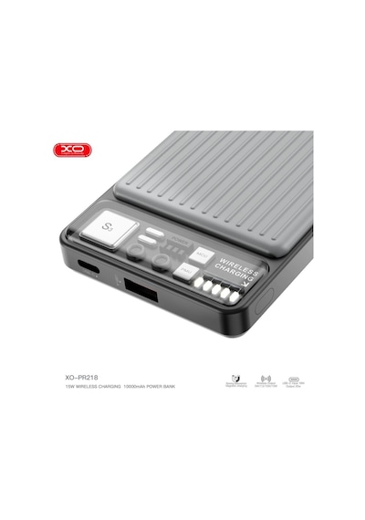 22.5w Hızlı Şarjlı Led Göstergeli 10000 Mah Çift Yönlü Pd Taşınabilir Şarj Cihazı Powerbank Beyaz