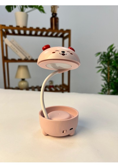 Favora Ayıcık Masa Üstü Çocuk Lambası - Pembe 49253397