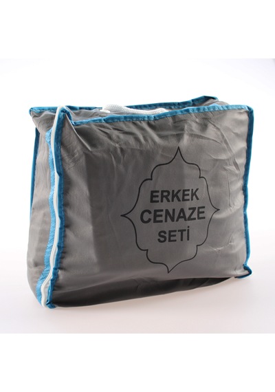 Çantalı Erkek Cenaze Seti Beyaz