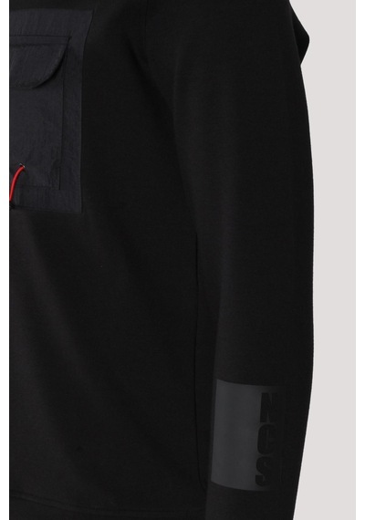 Erkek Sweatshirt Siyah Ön Cep Detaylı Relaxed Fit Double Face Crewneck Ncs Jeans 1640-siyah Siyah Erkek Sweatshirt Siyah Ön Cep Detaylı Relaxed Fit Double Face Crewneck Ncs Jeans 1640-siyah Siyah