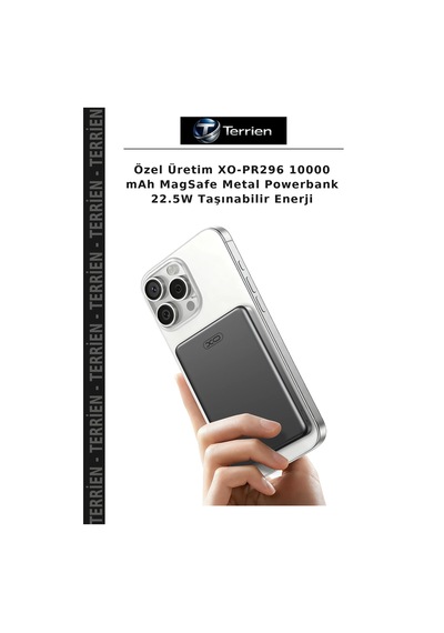 Özel Üretim Xo-pr296 10000 Mah Magsafe Metal Powerbank 22.5w Taşınabilir Enerji Çok Renkli