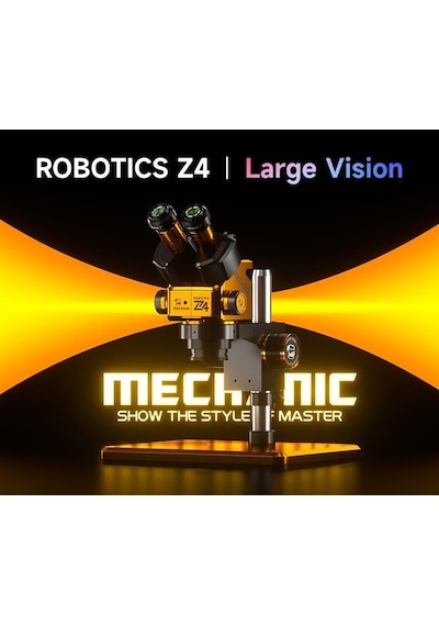 Mechanic Robot Z4 6.5-60x Trinoküler Stereo Profesyonel Tamir Mikroskobu