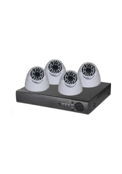 River World Dome Güvenlik Sistemi 1080p Gece Görüşlü 2mp Ahd 4 Kameralı
