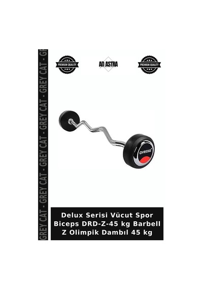 Delux Serisi Vücut Spor Biceps Drd-z-45 Kg Barbell Z Olimpik Dambıl 45 Kg