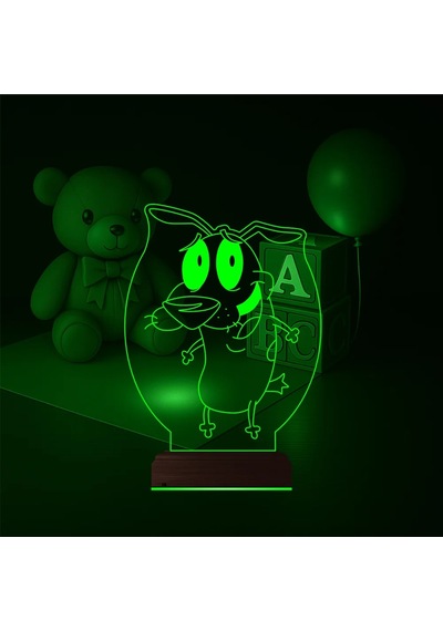 Luvivia Çocuk Odası Çizgi Film 3d Lamba - Masa Gece Lambası V4 Şeffaf