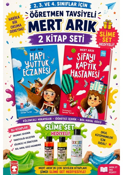Mert Arık 2,3. Ve 4.sınıflar İçin Hapı Yuttuk Eczanesi-şifayı Kaptık Hastanesi Slime Set Hediyeli