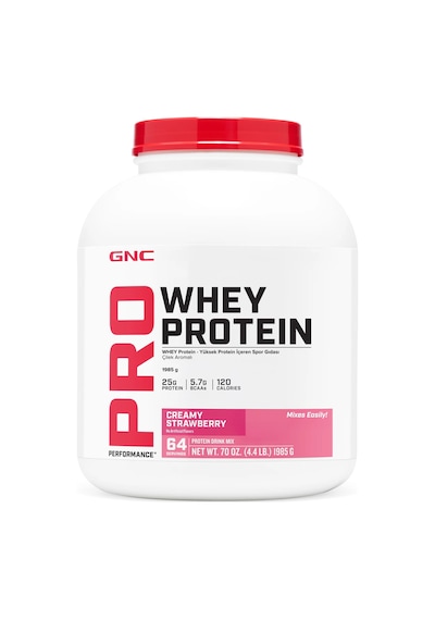Gnc Pro Whey Protein 1985 G 64 Servis - Çilek Aromalı