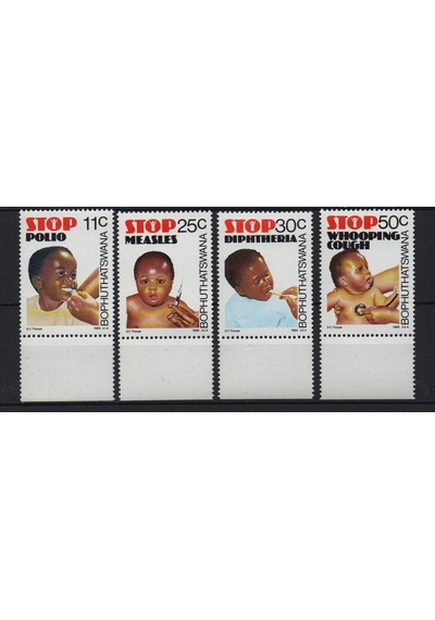 Güney Afrika Bophuthatswana 1985 Sağlık 11-25-30-50 Cent Tam Seri Lt0026b  Teşhir Ürün