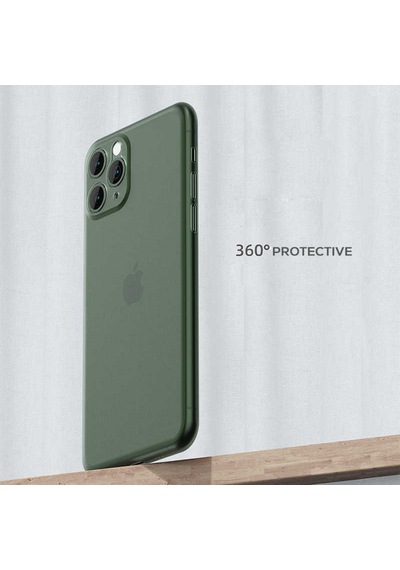 Apple Uyumlu iPhone 11 Pro Kılıf Zore 1.Kalite Pp Silikon-Siyah