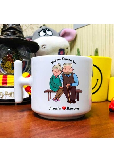 Birlikte Yaşlanalım Latte Fincanı